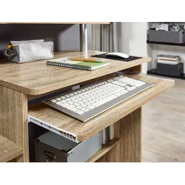 KADIMA DESIGN Computertisch ELBTRAUM: Intelligenter Tastaturauszug, Großzügige Arbeitsfläche, Langlebig und Pflegeleicht.