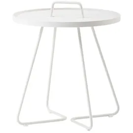 Cane-Line On-the-move large Beistelltisch Century Bistrotisch Ø 52 x 60 cm white