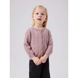 NAME IT Mädchen Nmfbanni Ls Knit Card Noos Strickjacke Deauville mauve), 74 EU - 74