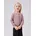 Mädchen Nmfbanni Ls Knit Card Noos Deauville mauve 74 EU 74