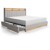 VitaliSpa Nura 180 x 200 cm Grau