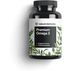 Premium Omega 3-120 Kapseln - 1000 mg Fischöl pro Kapsel mit EPA und DHA - 3-fache Stärke: GoldenOmega® in Triglycerid-Form - Laborgeprüft, aufwendig aufgereinigt und aus nachhaltigem Fischfang 120 St