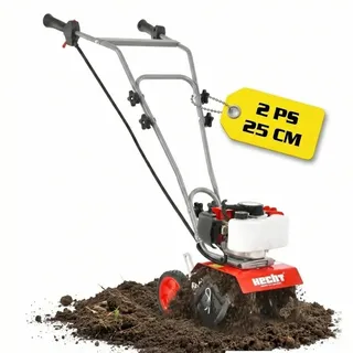 Hecht Motorhacke Benzin 25 cm Arbeitsbreite 19,5 cm Arbeitstiefe 2 PS