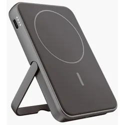 5000 mAh Powerbank USB Typ-C Kabelloses Laden  Wireless Magnetic (Grau) 
