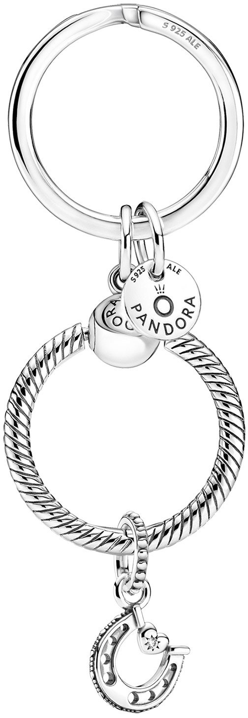 Pandora 51776 Geschenkset Schlüsselring mit Hufeisen