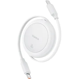 Baseus Free2Pull Mini einziehbares Kabel, USB-C to USB-C, 60W weiß