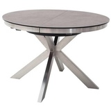 MCA Furniture Esstisch Winnipeg Ausziehtisch Keramik Ø 120/160x76 cm