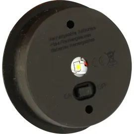KYNAST GARDEN Kugelleuchte Metall Ø 20 cm inkl. Akku warmweiß rostoptik