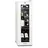 Klarstein Shiraz 12 Slim Uno Weinkühlschrank 32l/12Fl.Touch 85 W 5-18 °C LED Weißes Glas