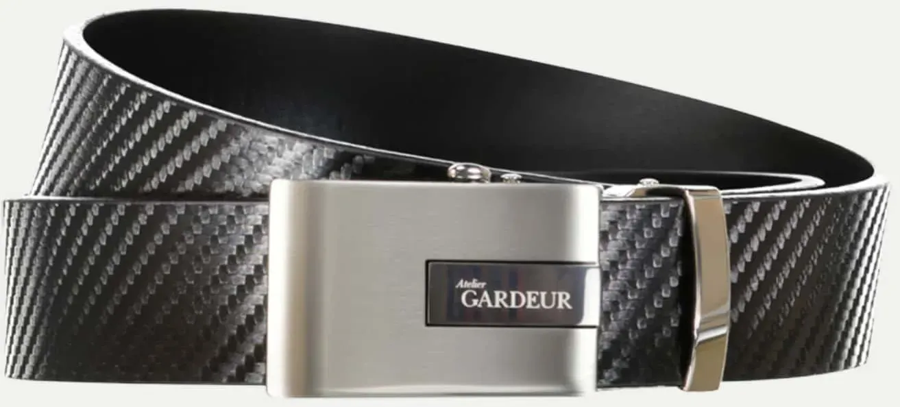 Gürtel in Carbon Optik Schwarz 110