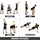 Gorilla Sports Kettlebell verstellbar 16 kg oder 24 kg schwarz / blau