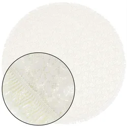 Unique Living  Tischdecke foam Unique Outdoor 160cm rund Cremeweiß