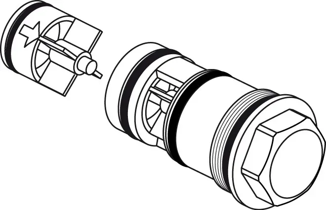 Ideal Standard RV-Einheit warm 3/4 A950596 , A960589NU A960589NU