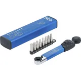 BGS Drehmomentschlüssel Abtrieb Innensechskant 6,3 mm (1/4") 2 Nm mit Bit-Satz 9-tlg.