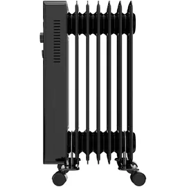 Tronitechnik Ölradiator TT OR 207 Schwarz 7 Rippen 1500 Watt Drei Heizstufen