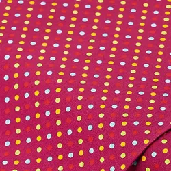 Baumwollstoff Tupfen "Mona", weinrot-color