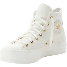 Converse CHUCK TAYLOR ALL STAR LIFT PLATFORM GOLD in Weiss, 38