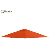 Homaire Ersatzdach Pavillon Sonnenschutzabdeckung Polyester Orange Gartenpavillon