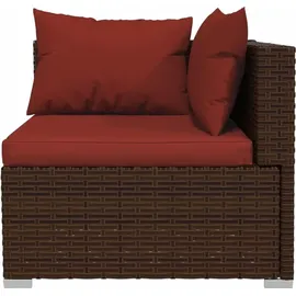 vidaXL Garten-Lounge-Set 12-tlg. braun