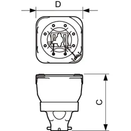 Philips Lighting Speziallampe MSD Platinum 20 R
