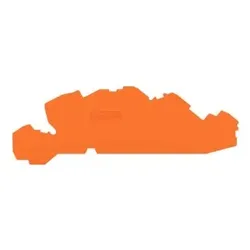 Wago 2005-7692 Abschluss- und Zwischenplatte, 1 mm dick, orange 20057692 - 25 Stück