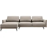 creation by rolf benz Eckcouch Chenille L-Form 3-Sitzer Beige