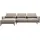 creation by rolf benz Eckcouch Chenille L-Form 3-Sitzer Beige