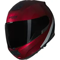 Nolan N100-6 Verniciatura Speciale 341, Klapphelm - Dunkelrot/Schwarz/Weiß /
