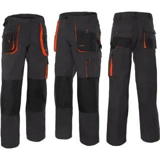 Arbeitshose Sicherheitshose Schutzhose Hose Schutzhose PAS CLASSIC (PAS-CLAS-SP) Gr. 48 - Schwarz/Orange - 48
