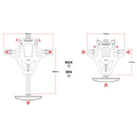Louis Akron-RS PRO mit Kennzeichenleuchte, diverse Modelle