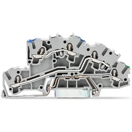 WAGO GmbH& Co. KG Installationsetagenklemme N/L/PE grau