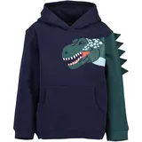 Blue Seven Jungen Kapuzenpullover Dino 590 - nachtblau) 92 - 92