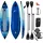 Tchibo F2 Inflatable Kajak Set Wave blau 385cm