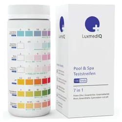 7-in-1 Pool & Spa Teststreifen - Wasser Test (100 Stk.) 100 St