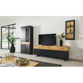 Höffner Wohnkombination , grau , Maße (cm): B: 240 H: 201 T: 50.0