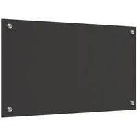 VidaXL Küchenrückwand Dunkelgrau 70x40x0,6 cm Hartglas