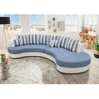 INOSIGN Ecksofa »Limoncello L-Form«, ergonomische Form blau