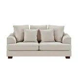 Soho Sofa Stoff 3-Sitzer Grau