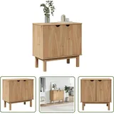 VidaXL Flurschrank otta 75x40x75 cm Massivholz Kiefer
