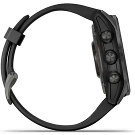 Garmin Fenix 7S Solar schiefergrau mit schwarzem Armband