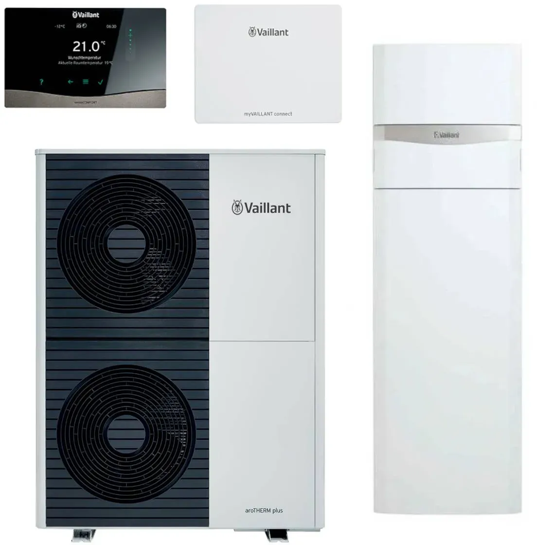Vaillant Wärmepumpen Set aroTHERM plus VWL 125/6A S2 mit uniTOWER