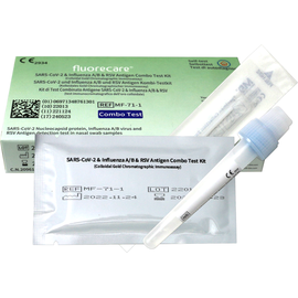 fluorecare Corona-, Influenza- & RSV-Test