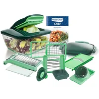 Genius Nicer Dicer Chef 15-tlg. grün Set 1