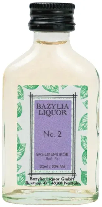 Bazylia Liquor No.2 Basilikumlikör 20 ml, 20 % Vol.