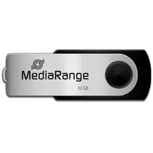 MediaRange Flexi-Drive 32GB schwarz/silber
