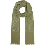 S.Oliver Festiver Schal mit Paillettenbesatz, Khaki, 1