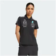 adidas Damen Polo MERCEDES - AMG PETRONAS FORMULA ONE TEAM, Größe XL in Schwarz BLACK/WHITE
