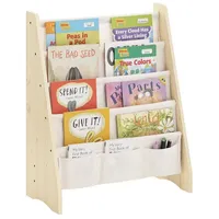 SoBuy Kinderregal KMB50 4 Fächer Kiefer weiß