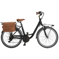 VENICE - I love Italy Elektro-Citybike MONOTUBO CLASSIC Lady 26 Zoll, NERO POLV.CAFFE