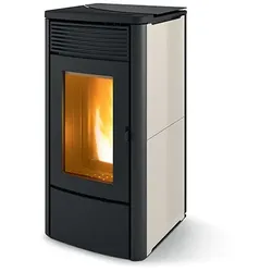 Pelletofen MCZ ALYSSA 6,3 kW Gusseisen Keramik Pelletsofen Pelletkaminofen Holz
